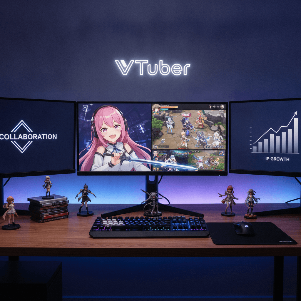 VTuberゲームコラボ事例から学ぶ!美少女ゲーム攻略とIP成長の秘訣